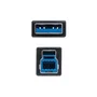 Nanocable Cable USB 3.2 Gen 1 de 2m, USB A a USB B, Negro